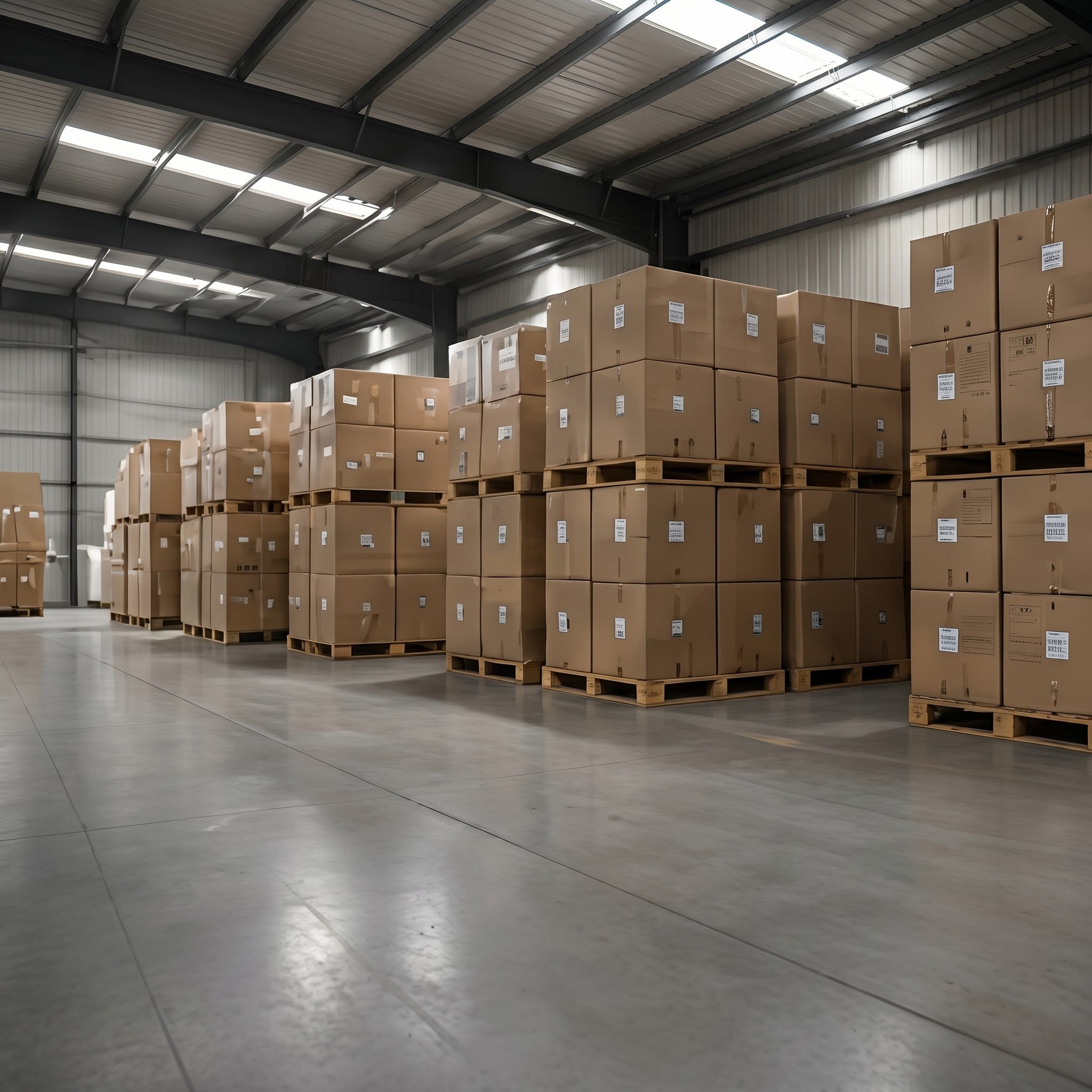 Standardized finished product warehousing