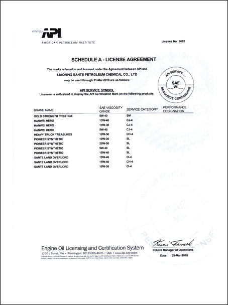 American API Certification