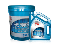 Long life natural gas engine oil